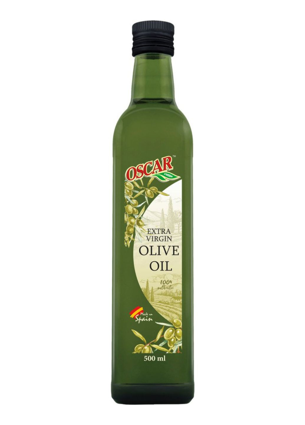Олія оливкова нерафінована foods Extra Virgin 500 мл Oscar (262985504)