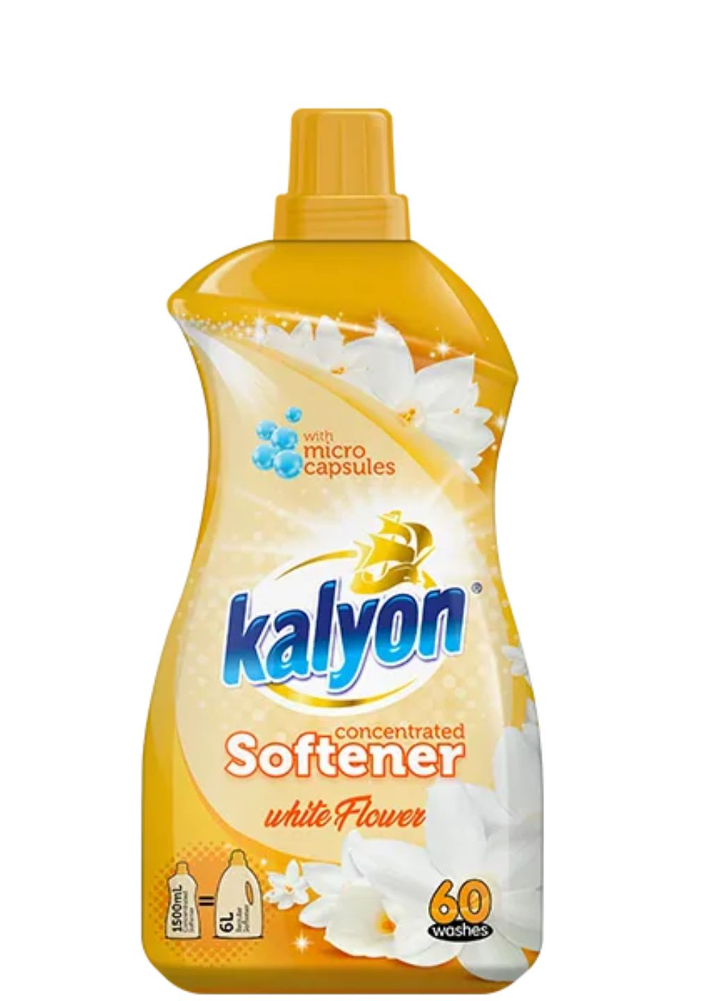 Кондиціонер для білизни Extra Blossom white 1.5 л Kalyon (269691281)