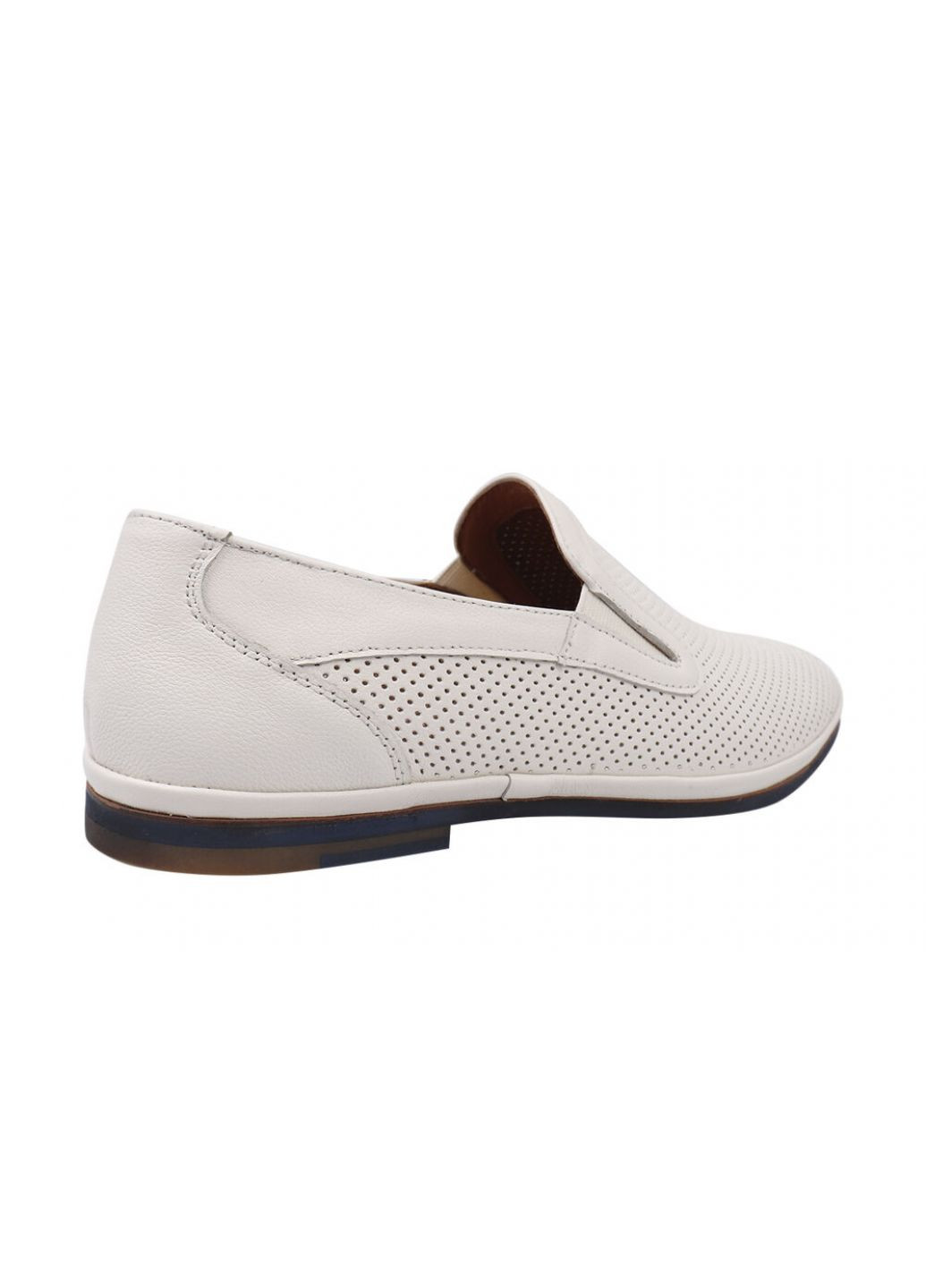 Туфлі чоловічі з натуральної шкіри, на низькому ходу, колір білий, Emillio Landini 36-21ltcp (257437746)