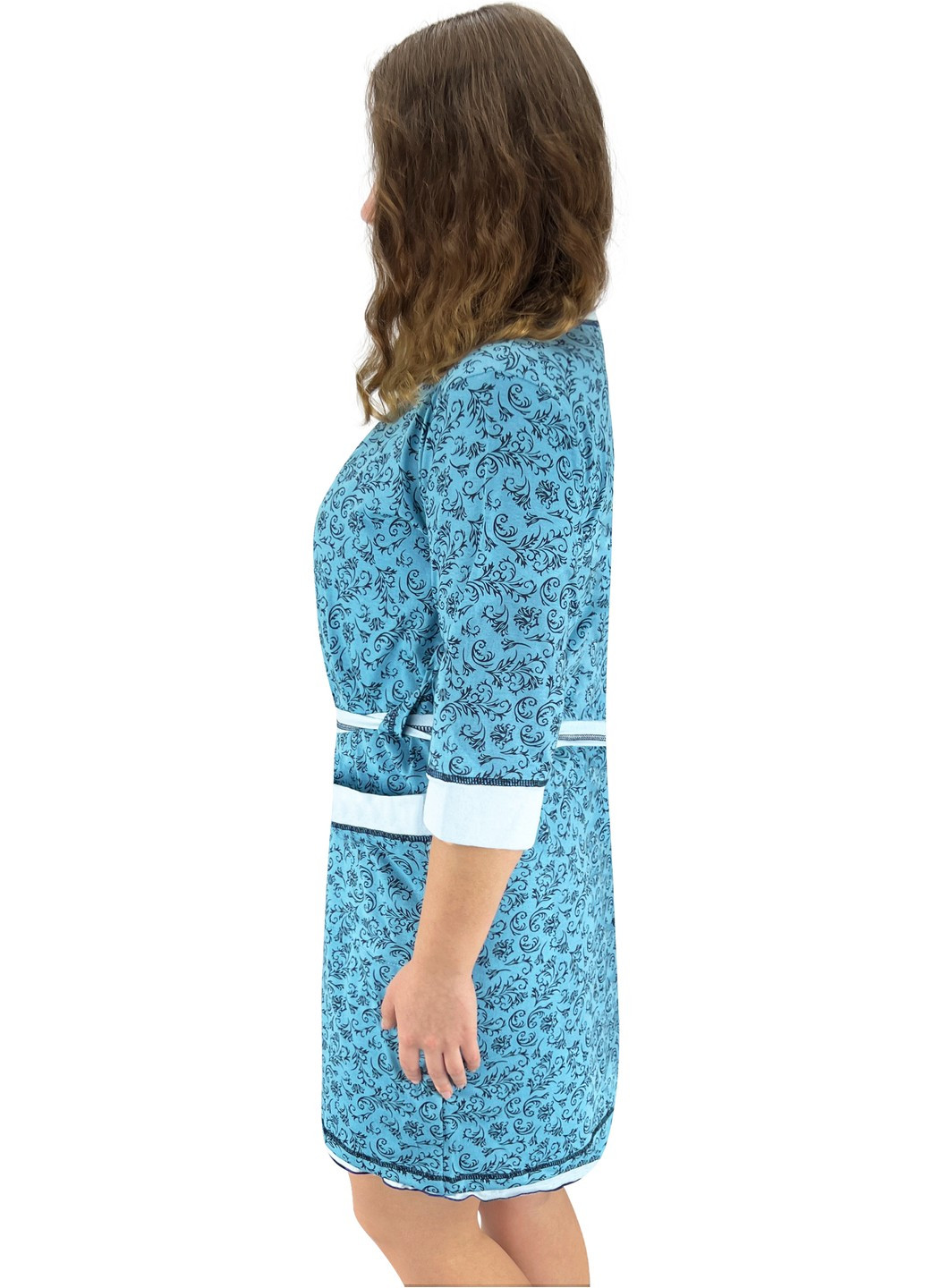 Комплект женский ажур ночная и халат узор Жемчужина стилей 1420 (274059883)