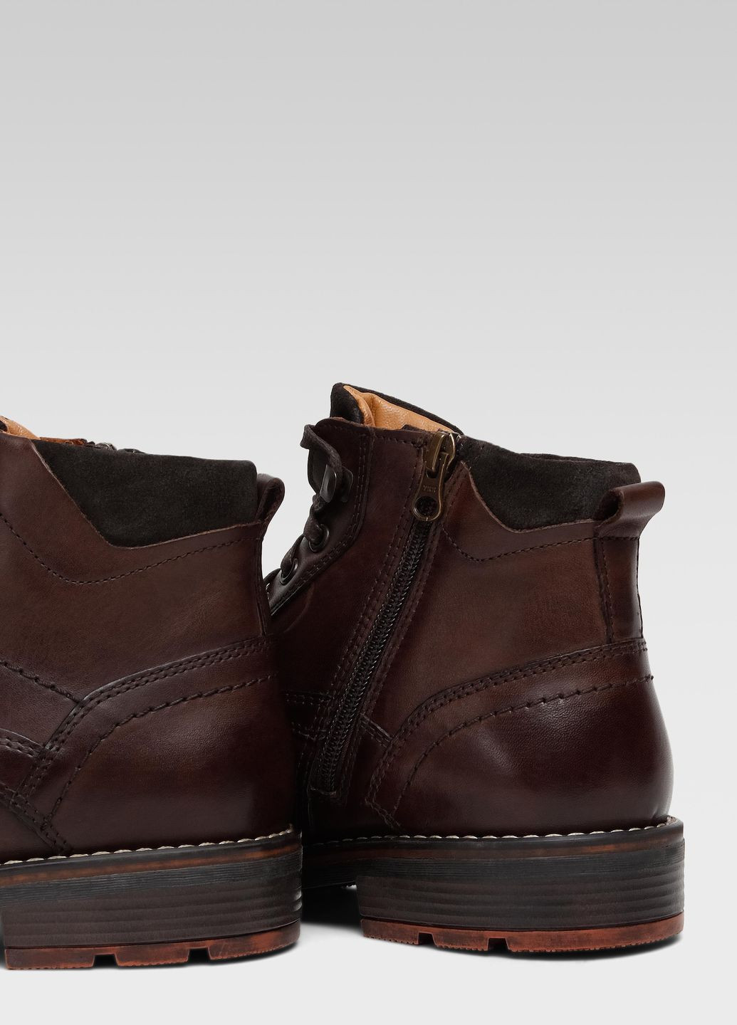 Темно-коричневые зимние черевики mb-pacino-03 Lasocki