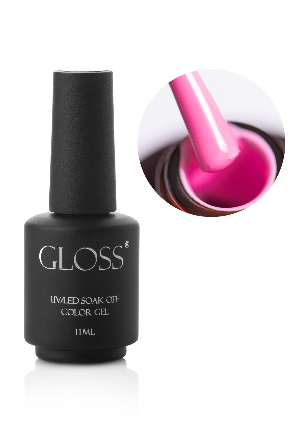 Гель-лак GLOSS 502 (розовый Барби), 11 мл Gloss Company веселка (270013715)