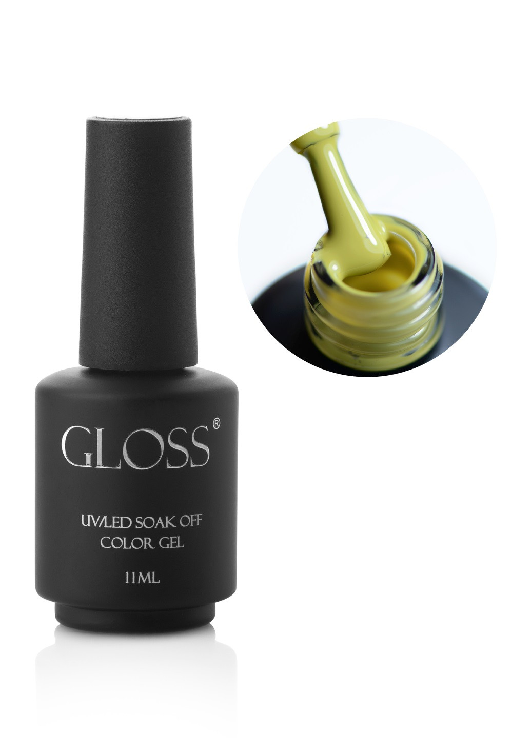 Гель-лак GLOSS 703 (желто-оливковый), 11 мл Gloss Company (270013721)