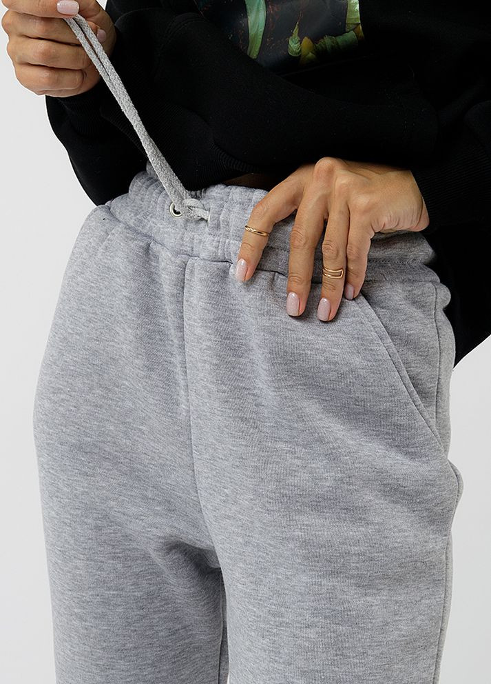 Женские спортивные брюки цвет серый ЦБ-00223871 Yuki (261845106)