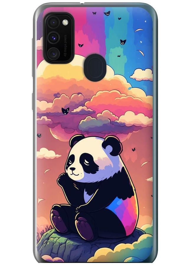 Силіконовий чохол 'Панда в хмарах' для Endorphone Samsung Galaxy M21 M215F (276315045)