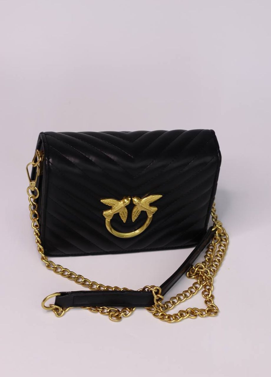 Маленька сумочка з лого PINKO Love Click Classic Quilt black Vakko (261027485)