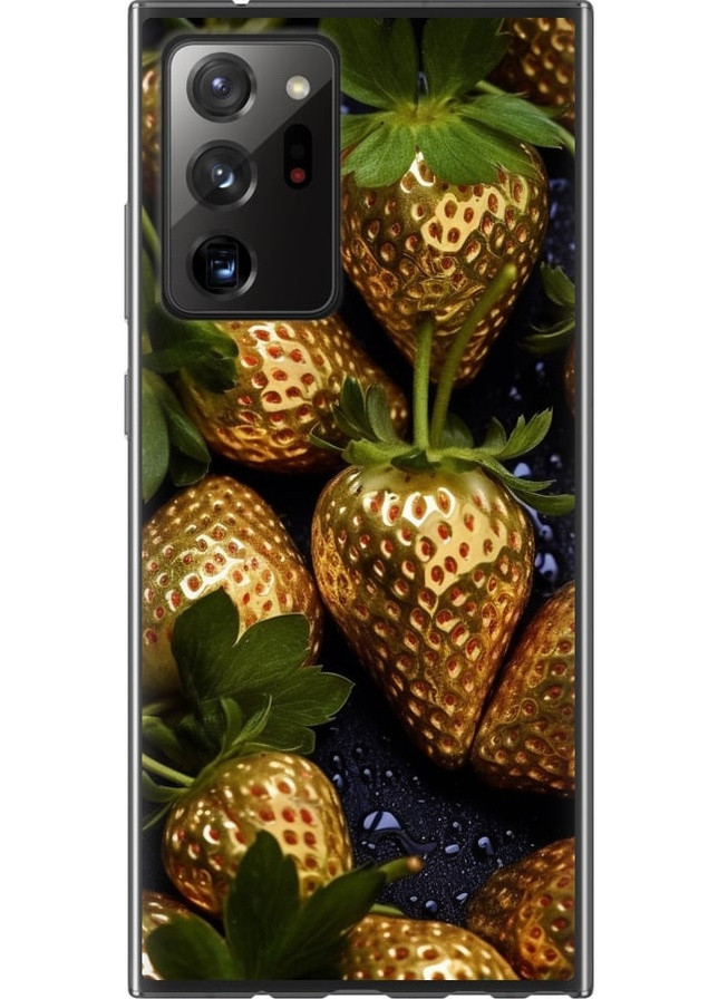 Силіконовий чохол 'Золота полуниця' для Endorphone Samsung Galaxy Note 20 Ultra (259323403)