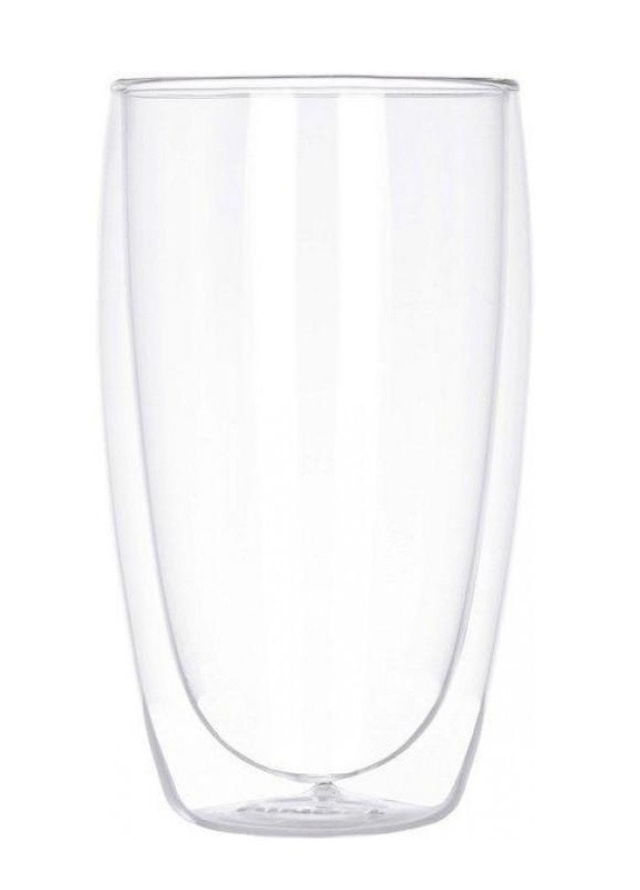 Склянка з подвійними стінками термостійке скло 450ml UFT dg07 (259213237)