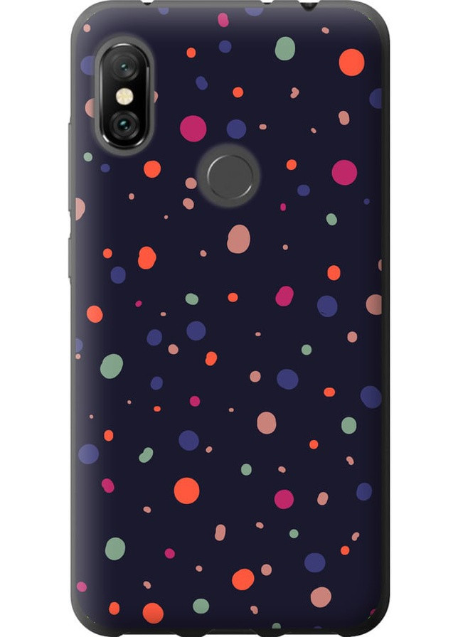 2D пластиковий чохол 'Горошок v2' для Endorphone Xiaomi Redmi Note 6 Pro (258093385)