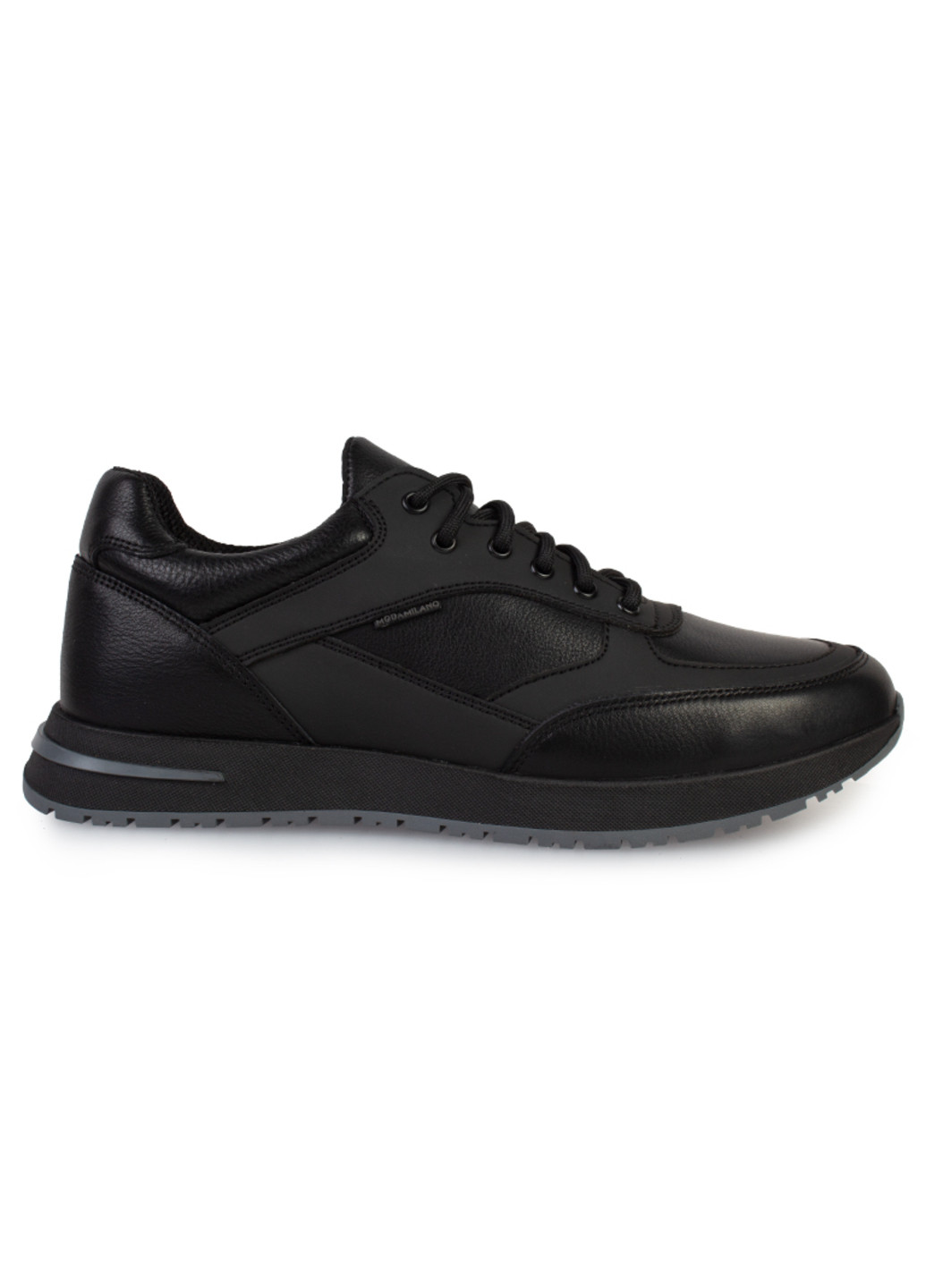 Черные демисезонные кроссовки мужские бренда 9402163_(1) ModaMilano