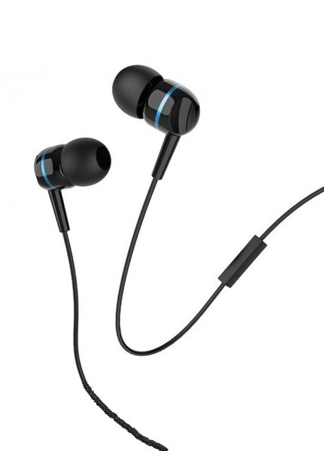 Наушники two pack headphones + earphones 2 в 1 Чорно - синие Hoco w24 (258035376)