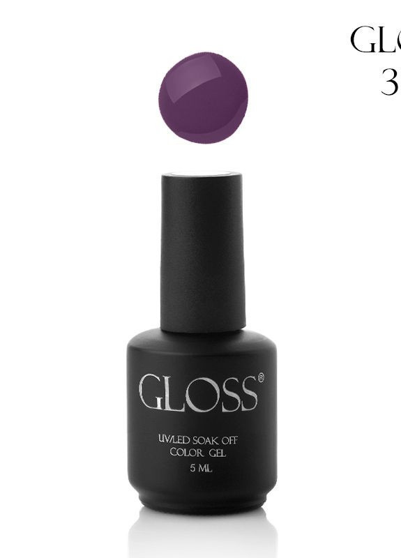 Гель-лак GLOSS 317 (приглушений фіолетовий), 5 мл Gloss Company темний (268666254)