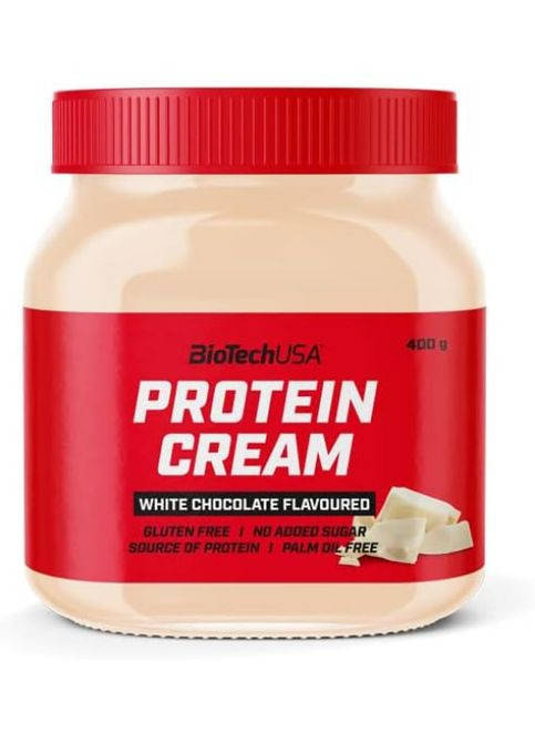 Protein Cream 400 g /26 servings/ White Chocolate Biotechusa (267724844)