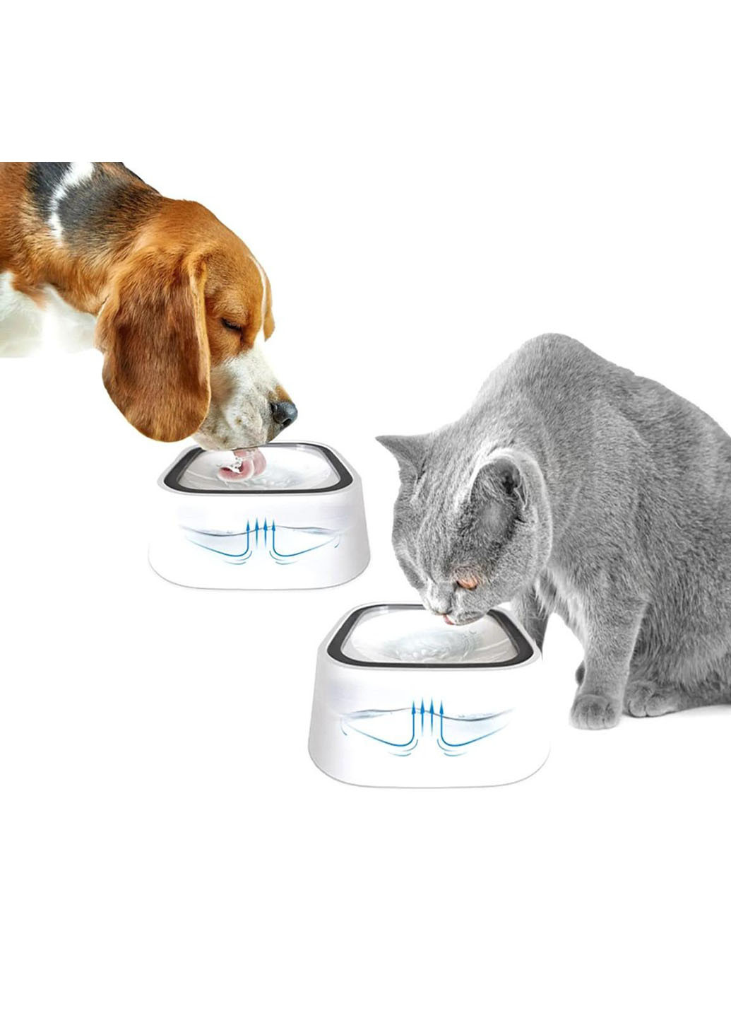 Поїлка непроливайка для собак та кішок Magic Bowl з плаваючим диском 1,5 л Good Idea (271837330)