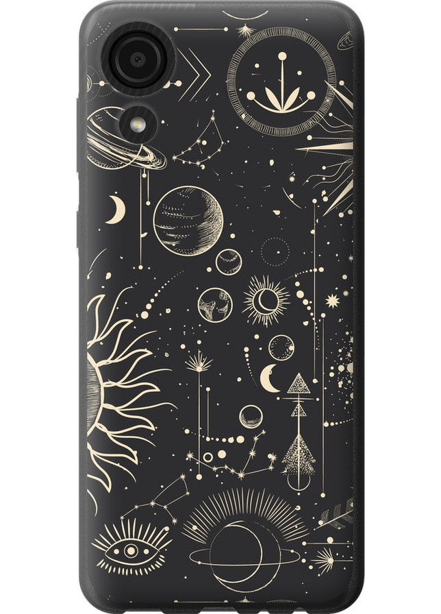 Силіконовий чохол 'Фаза місяця' для Endorphone Samsung Galaxy A03 Core A032F (258092315)