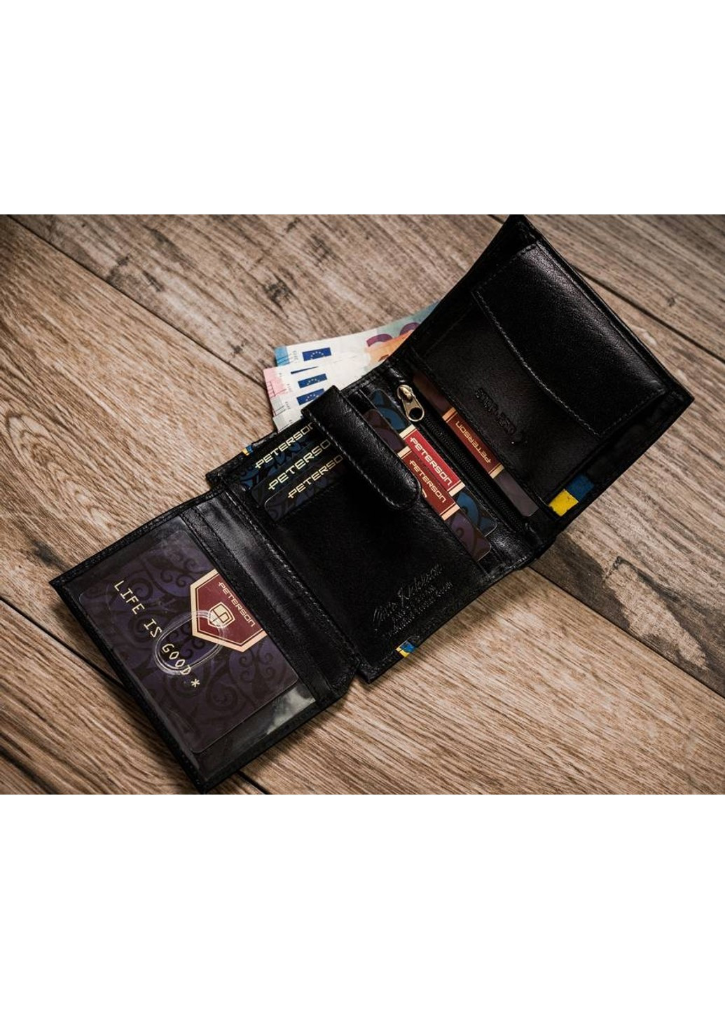 Кошелек мужской кожаный PTN 303-P-UP Peterson (266138467)