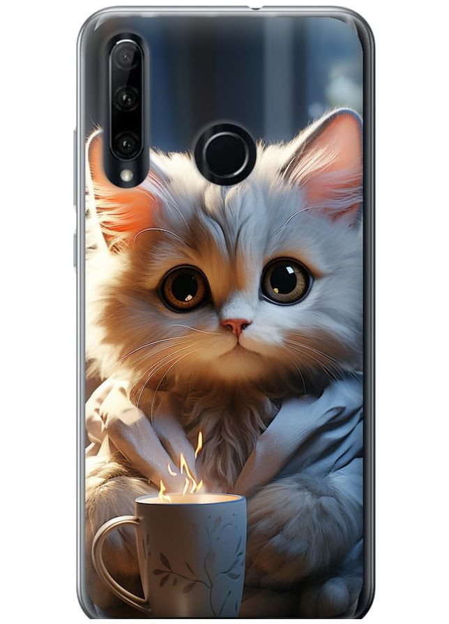 Силиконовый чехол 'White cat' для Endorphone huawei honor 10i (265392916)
