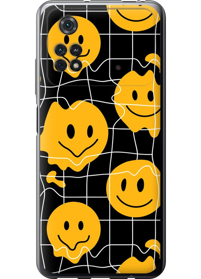Силиконовый чехол 'Смайлы v3' для Endorphone Xiaomi Poco M4 Pro (258210711)