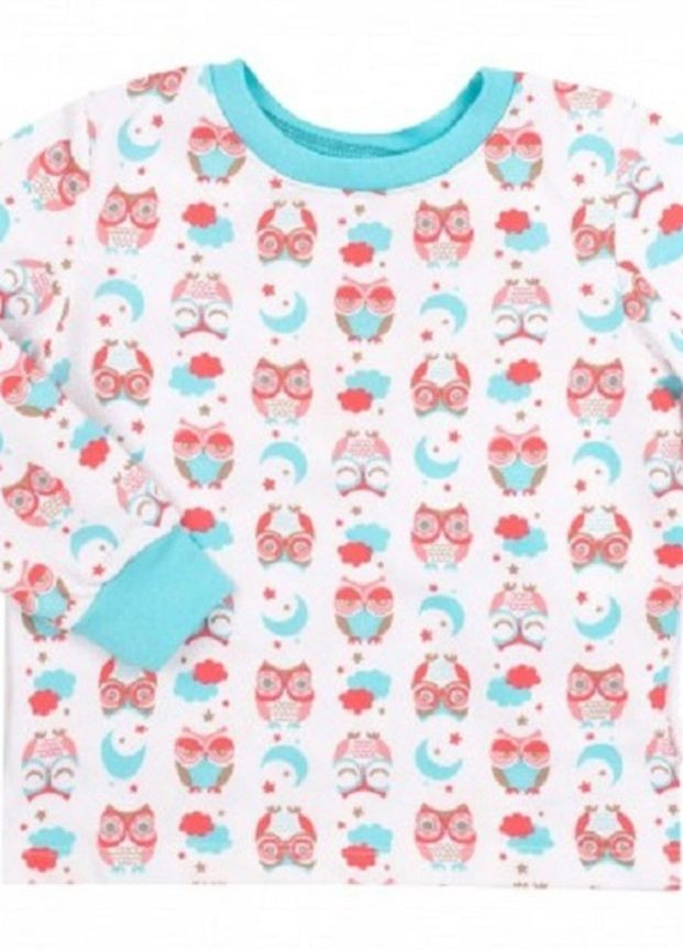 Біла зимня піжама утеплена дитяча Бембі