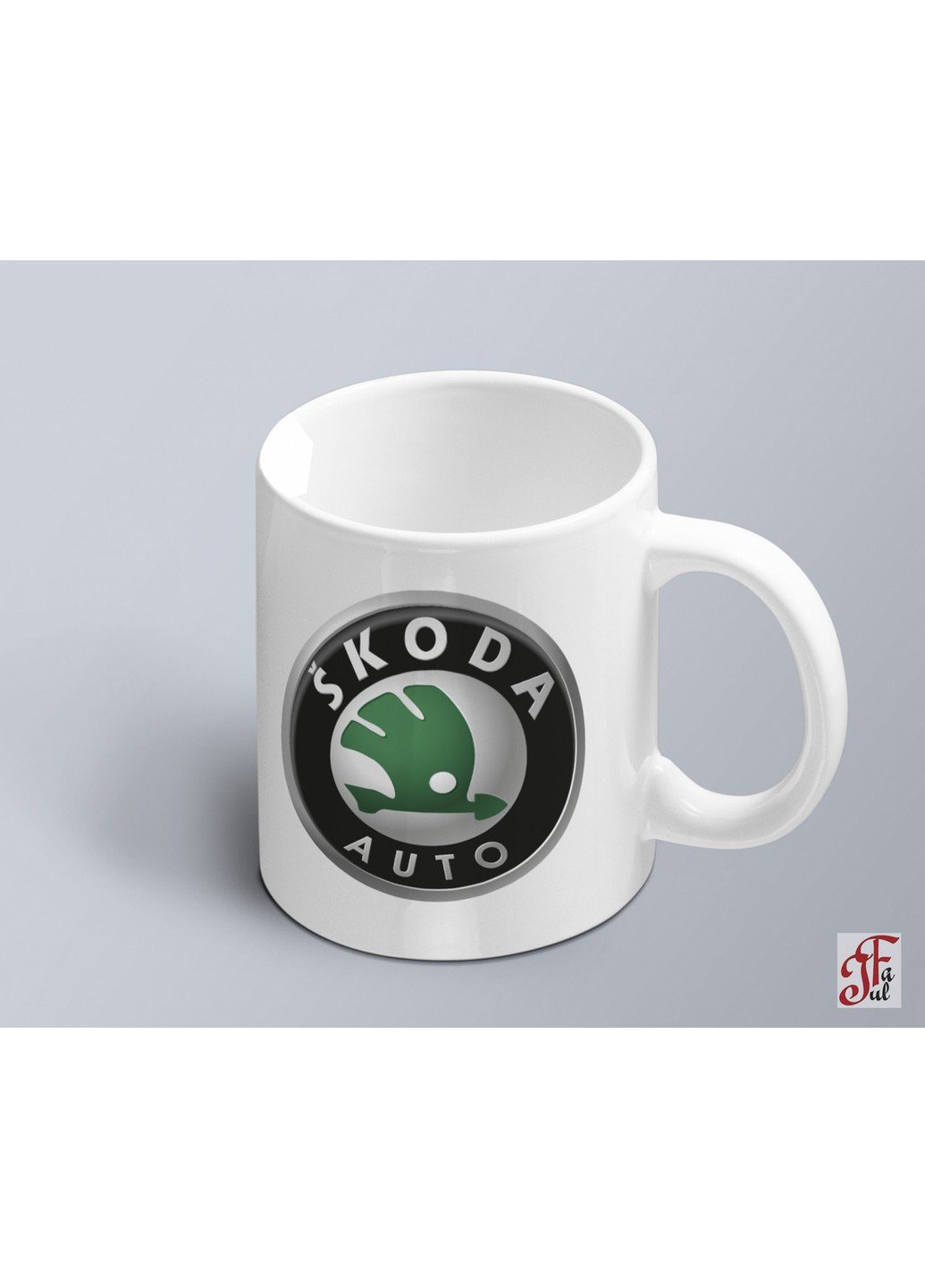 Чашка з принтом авто логотип Skoda / Шкода ЗаСвіт (261255639)