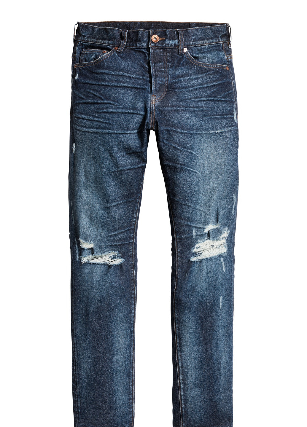 Синие джинси,синій в візерунки, H&M