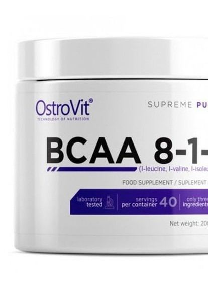 Extra Pure BCAA 8:1:1 200 g /20 servings/ Pure Ostrovit (256720651)