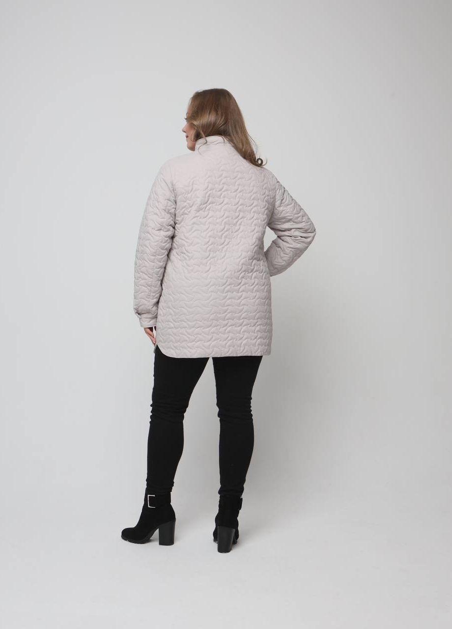Перлова демісезонна демісезонна куртка жіноча великого розмір SK