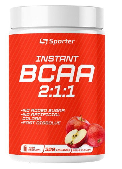 Instant BCAA 300 g /30 servings/ Apple Sporter (258499646)