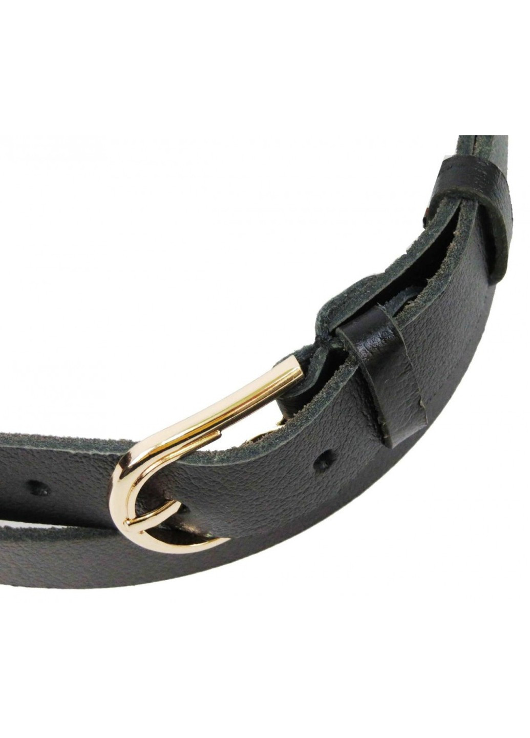 Женский кожаный ремень, черный 2,5 см Skipper (266142765)