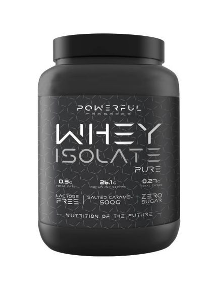 Протеїн Whey Isolate Pure 500 g (Соленая карамель) Powerful Progress (260168283)
