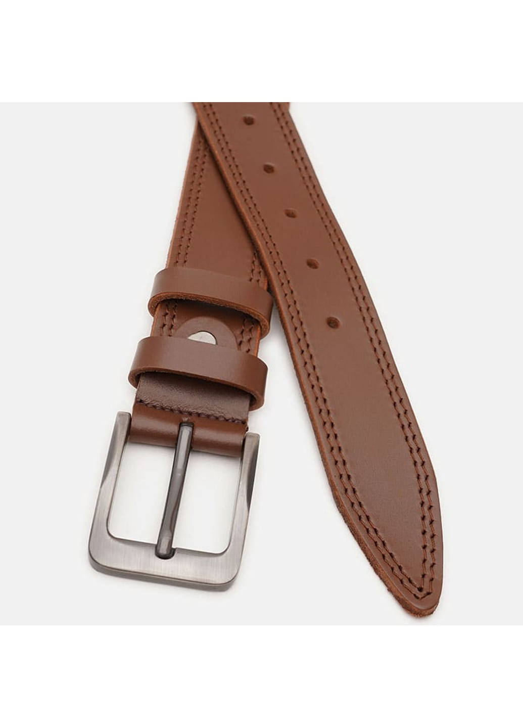 Мужской кожаный ремень V1125FX41-brown Borsa Leather (266143353)