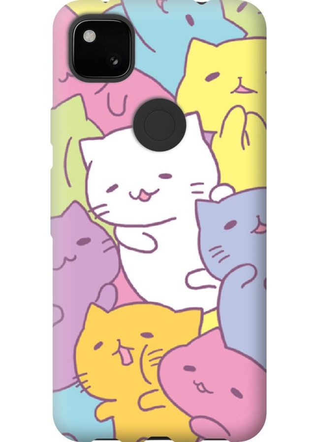 Силіконовий чохол 'Кошенята ' для Endorphone Google Pixel 4A (258263351)