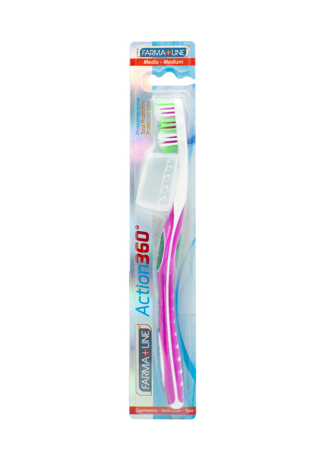 Зубна щітка 360 градусів з ковпачком Farmaline (261030251)