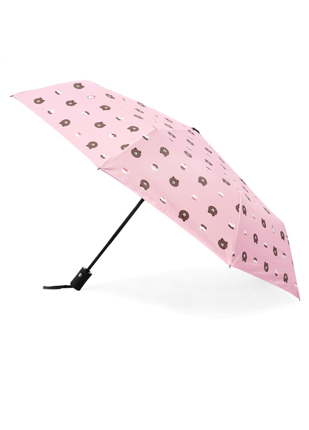 Розовый детский складной зонт, полный автомат cv13123 розовый Monsen (266143079)