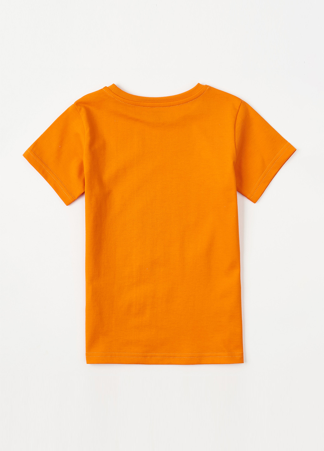 Помаранчева літня футболка помаранчева "жирафчик" KRAKO