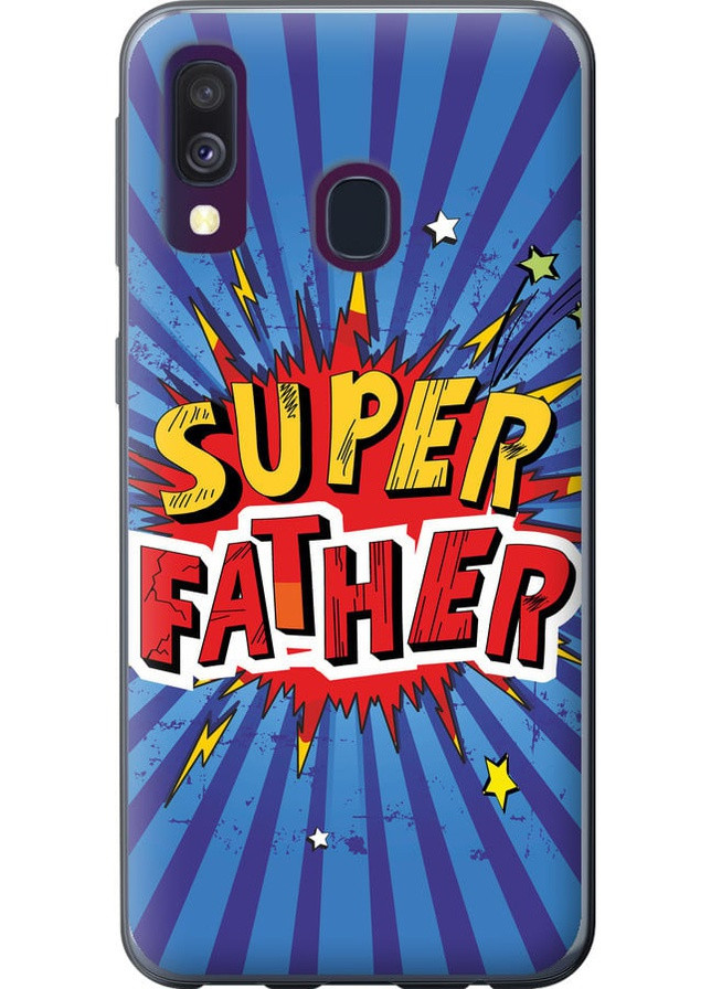 2D пластиковий чохол 'Супер тато v2' для Endorphone Samsung Galaxy A40 2019 A405F (258082719)