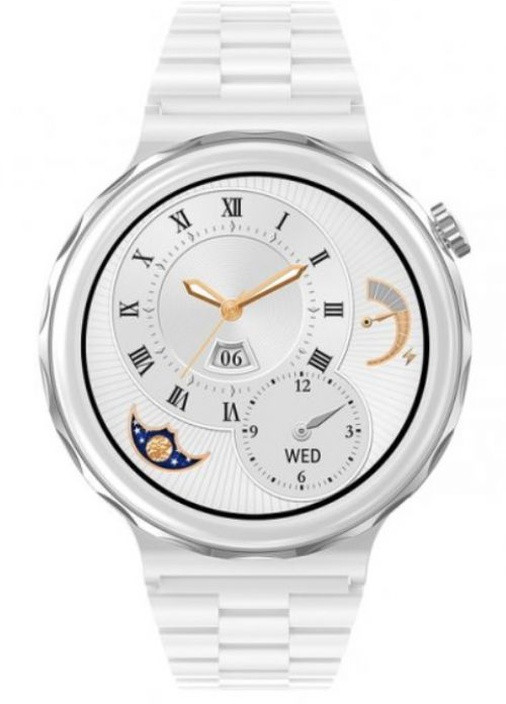 Розумний годинник Smart Diamond White Silicone UWatch (257162822)