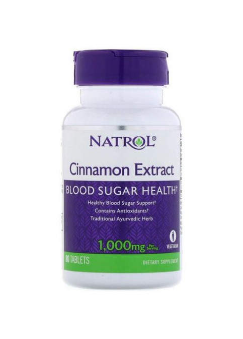 Cinnamon Extract 1000 mg 80 Tabs Natrol (258763224)