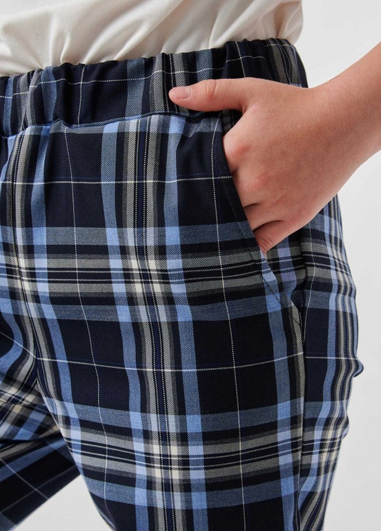 Штани Сіро-зелена клітина Smil (258079095)