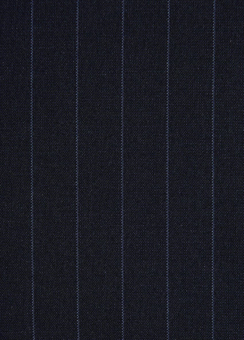 Синий демисезонный синий в полоску костюм тройка 10470 Yarmich