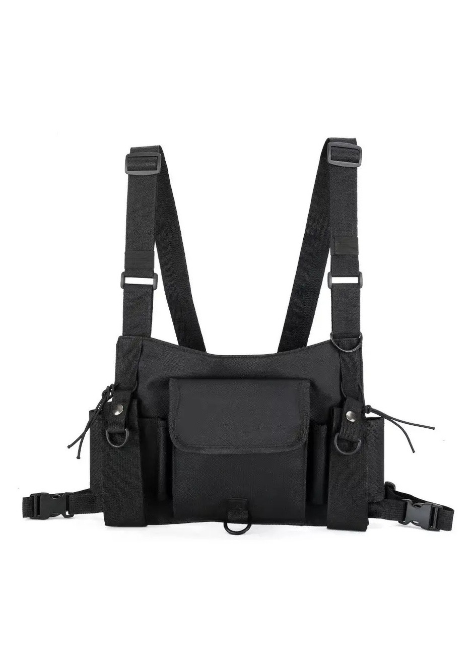Нагрудная сумка HGUL+BAG бронежилет LC1305 черная No Brand (258563953)
