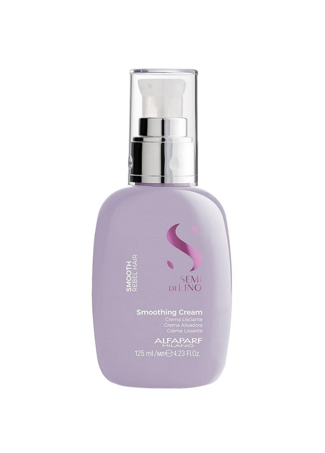 Alfaparf Термозахисний крем для неслухняного волосся Semi Di Lino Smoothing Cream 125 мл — Крем, (276384924)