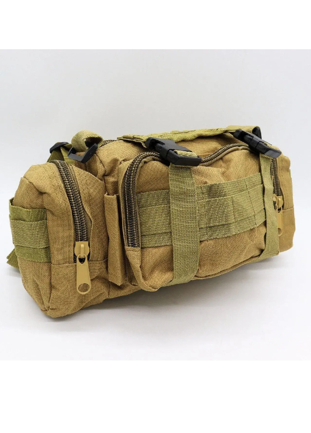 Тактическая сумка через плечо компактная армейская для рыбалки охоты туризма на 5 л 35х14х18 см (474205-Prob) Песочная Unbranded (257597018)