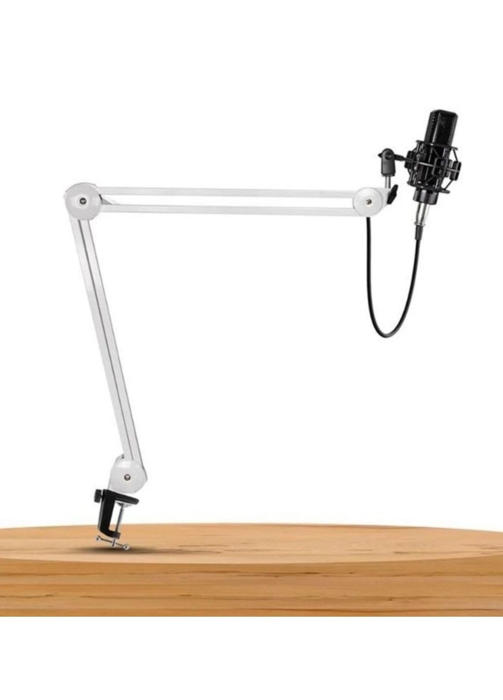 Пантограф-стійка для мікрофона та інших аксесуарів із кріпленням для мікрофона No Brand (276716527)