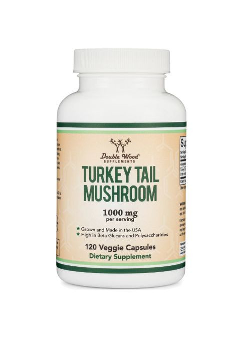 Double Wood Turkey Tail Mushroom 1000 mg (2 caps per serving) 120 Caps Double Wood Supplements (266342600)