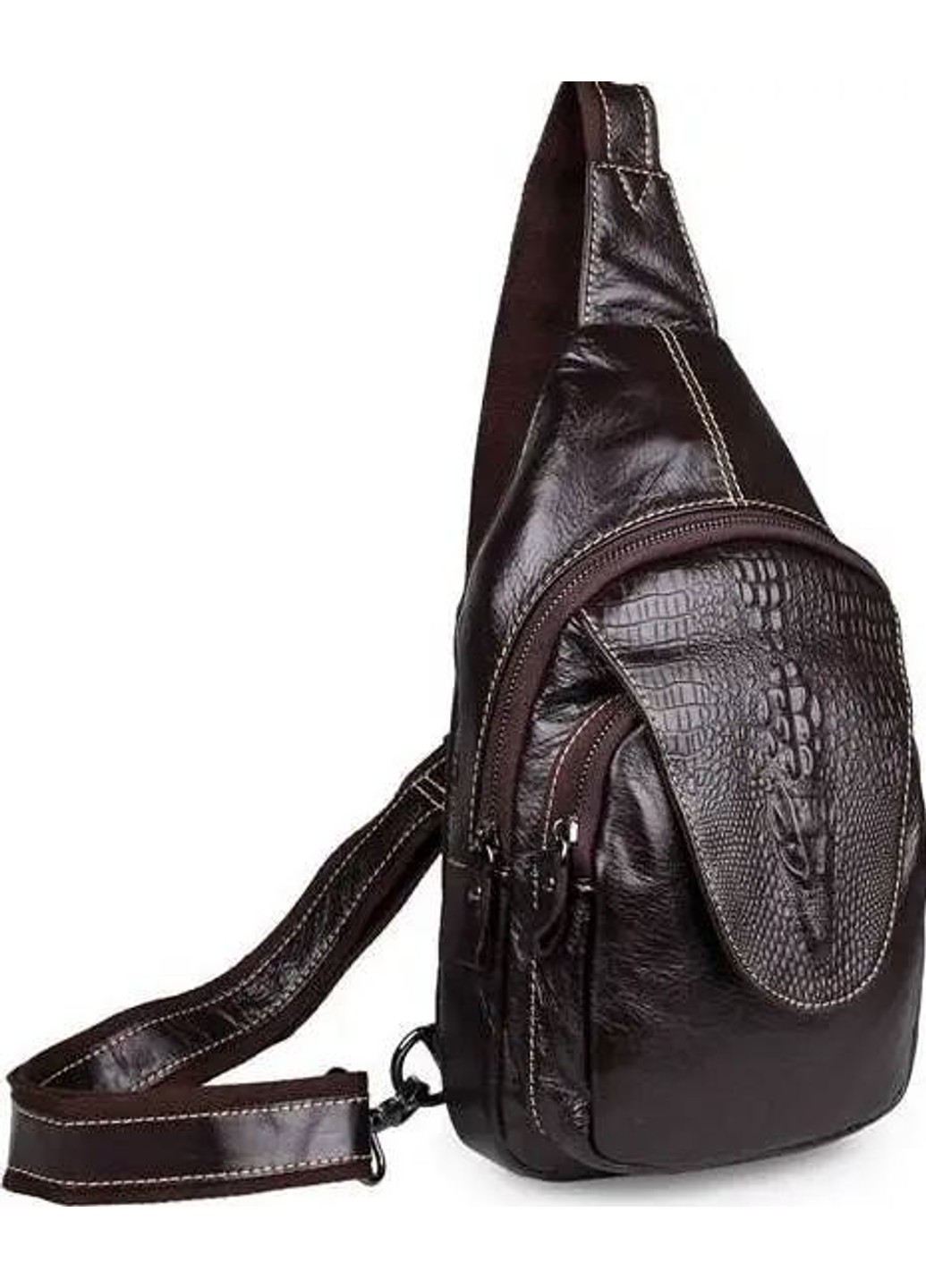 Мужская кожаная сумка слинг 14559 Vintage (262523828)