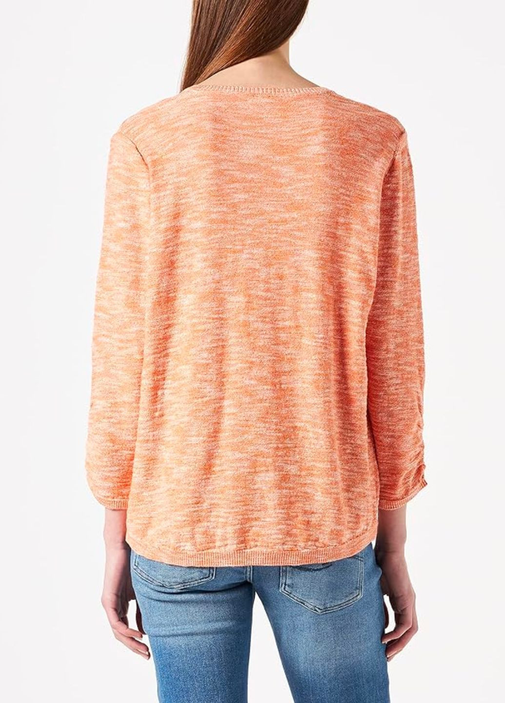 Пуловер женский весна-осень Оранжевый меланж Cecil (267579883)
