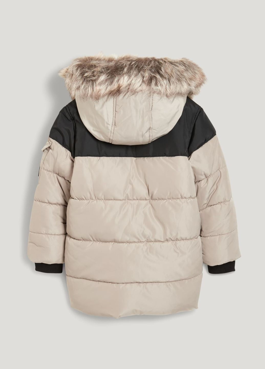 Бежевая зимняя зимняя куртка для мальчика бежевая 2200622 C&A