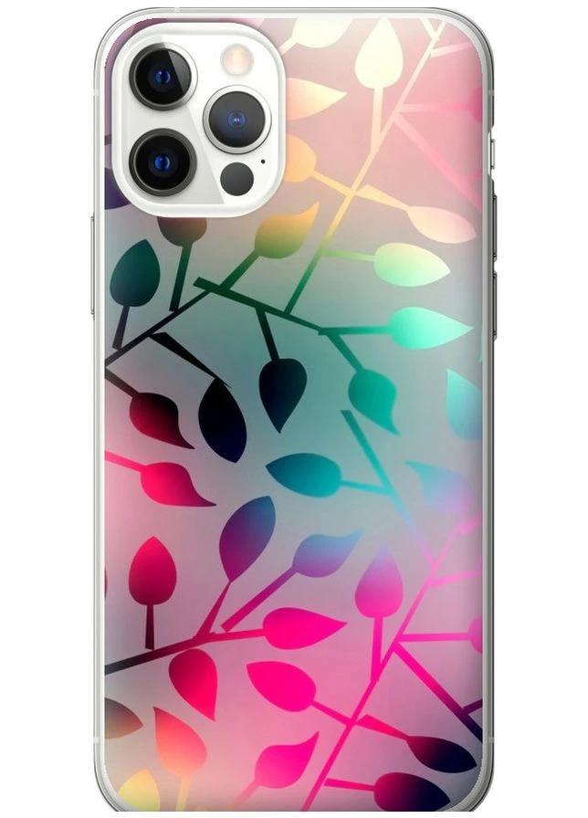 Силіконовий чохол 'Листя' для Endorphone Apple iPhone 12 Pro (262978657)