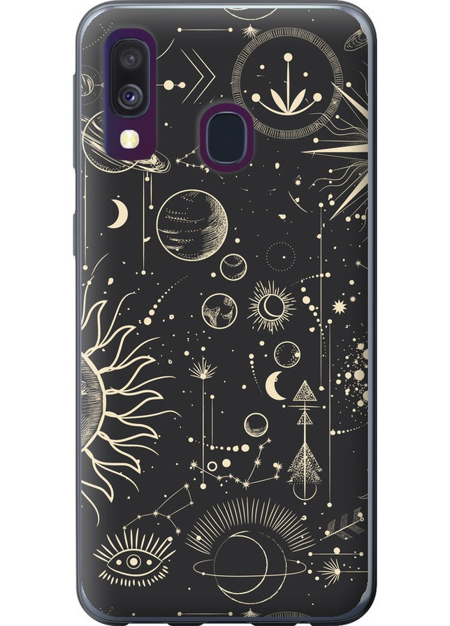 Силіконовий чохол 'Фаза місяця' для Endorphone Samsung Galaxy A40 2019 A405F (258083406)